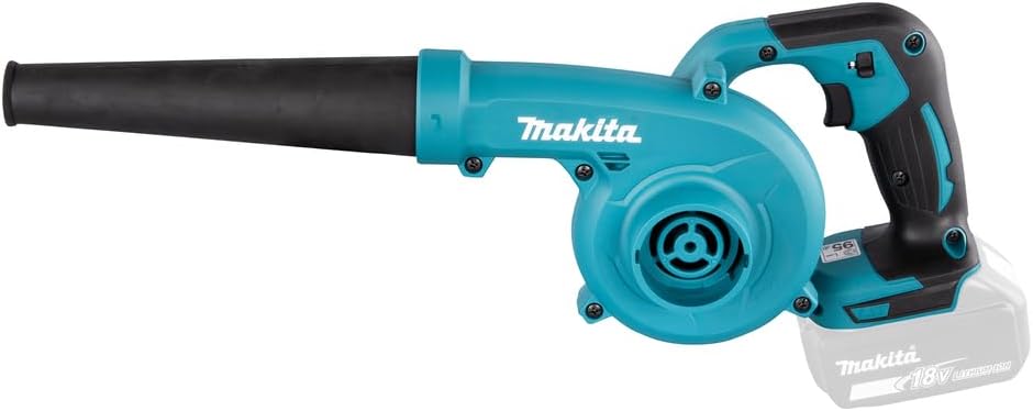 Makita Battery Blower 18 V (without Battery, without Charger), Blue, Black, Pack of 1