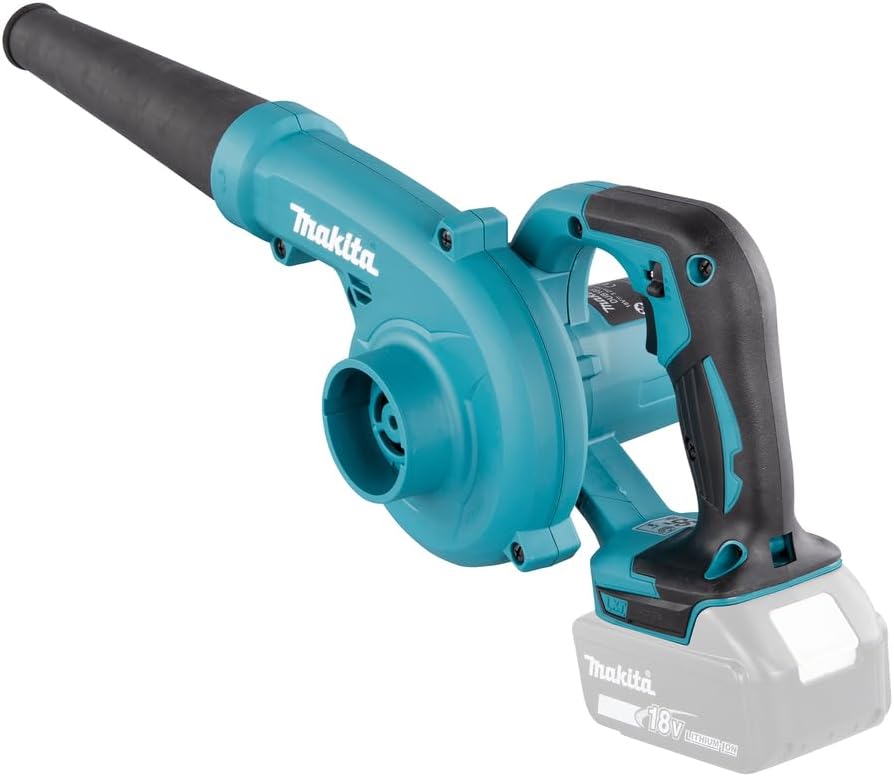 Makita Battery Blower 18 V (without Battery, without Charger), Blue, Black, Pack of 1
