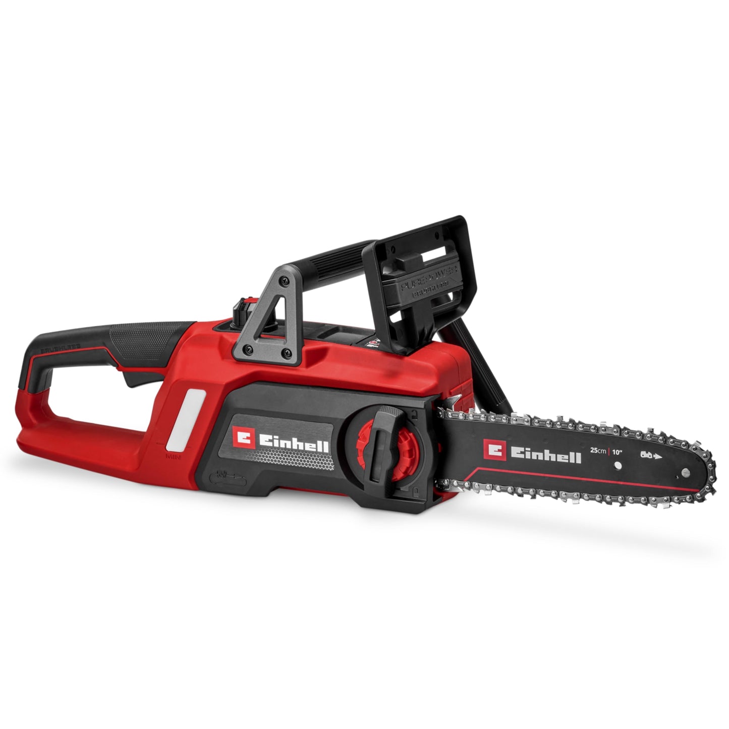Einhell GE-LC 18 Li Power X-Change Battery Chain Saw (Lithium Ion 18 V, 230 mm Cutting Length, Oregon Chain and Quality Sword, chain interception bolt)
