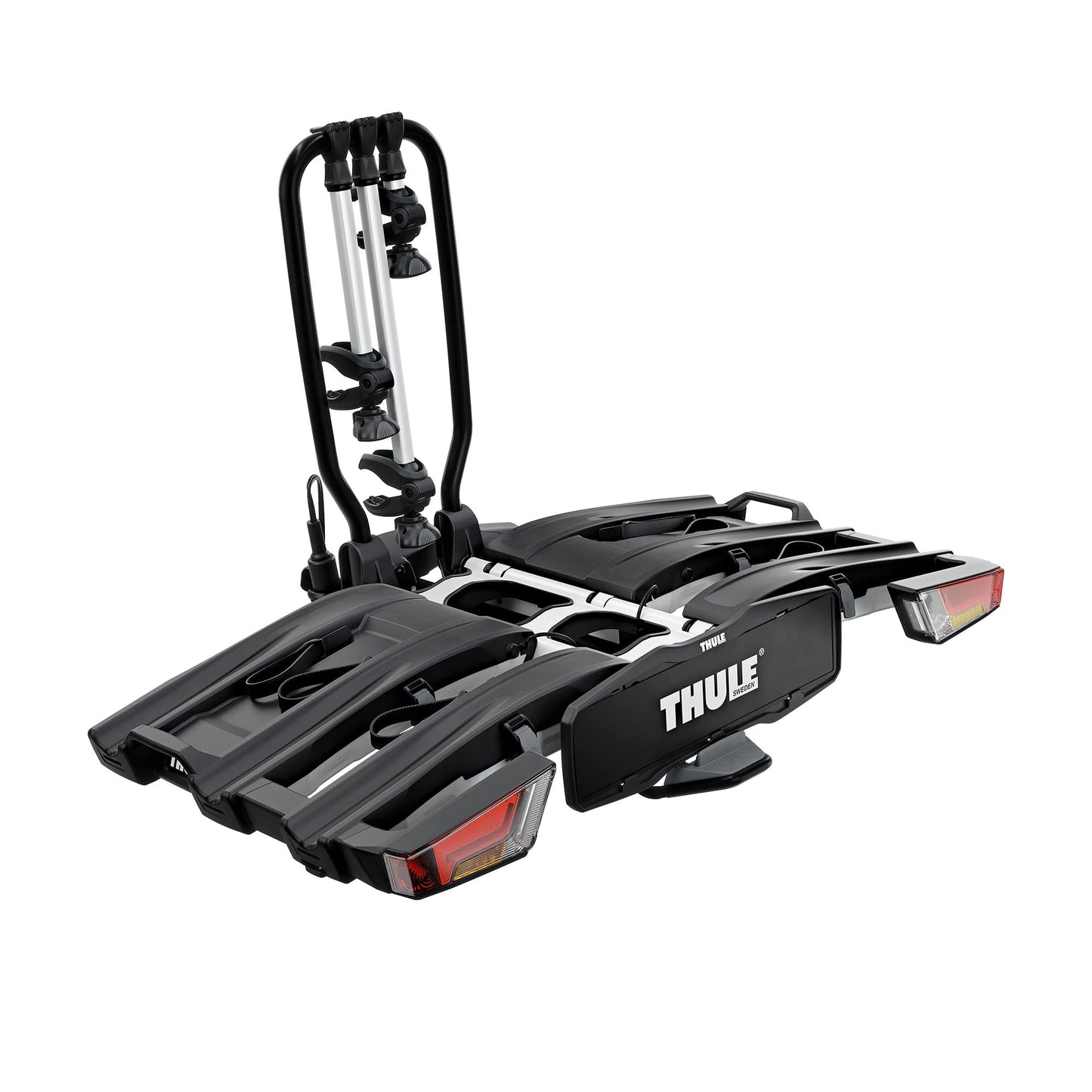 Thule EasyFold XT Fahrradträger für Anhängerkupplung 2 Fahrräder silber