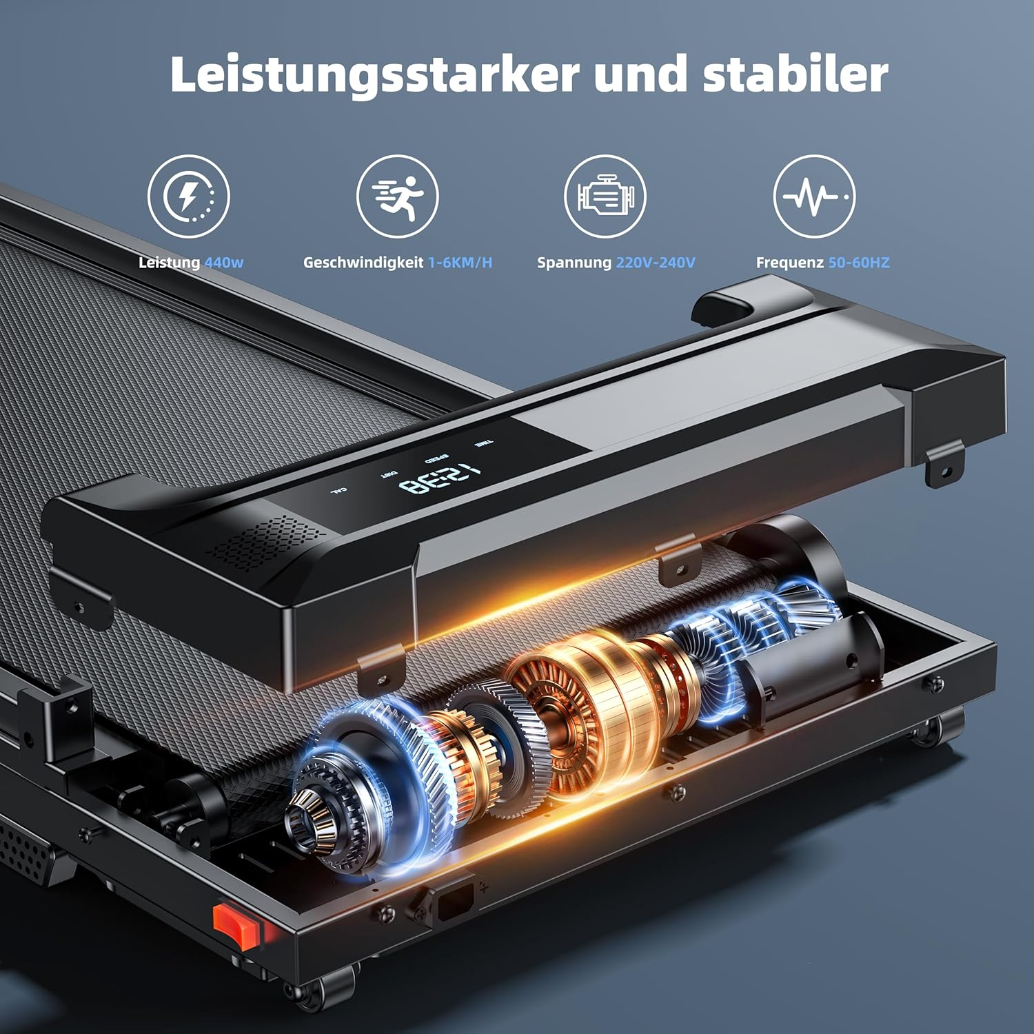 Treadmill for Home Walking Pad Foldable Home Desk Running Pad Foldable Treadmill Quiet Folding Treadmill Mini Small Under Desk Office Running Machine Folding Treadmills 6 km/h