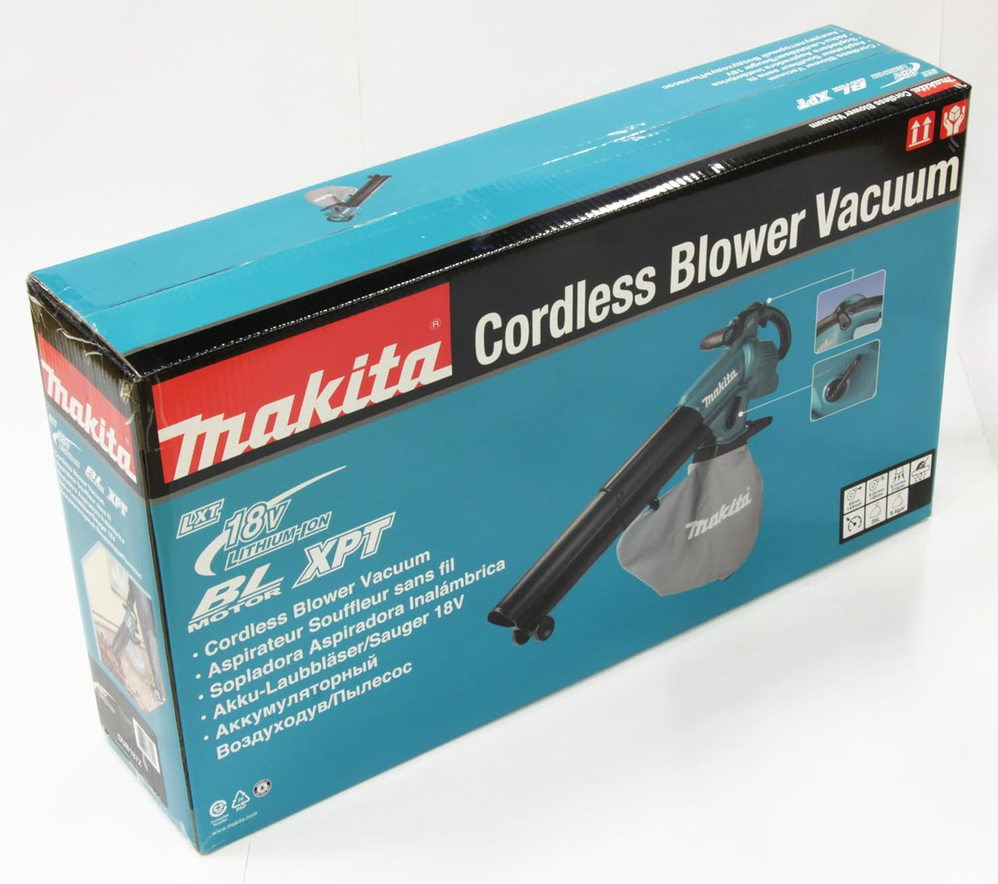Makita DUB187Z Cordless Leaf Blower / Vacuum Cleaner 18 V (without Battery, without Charger)