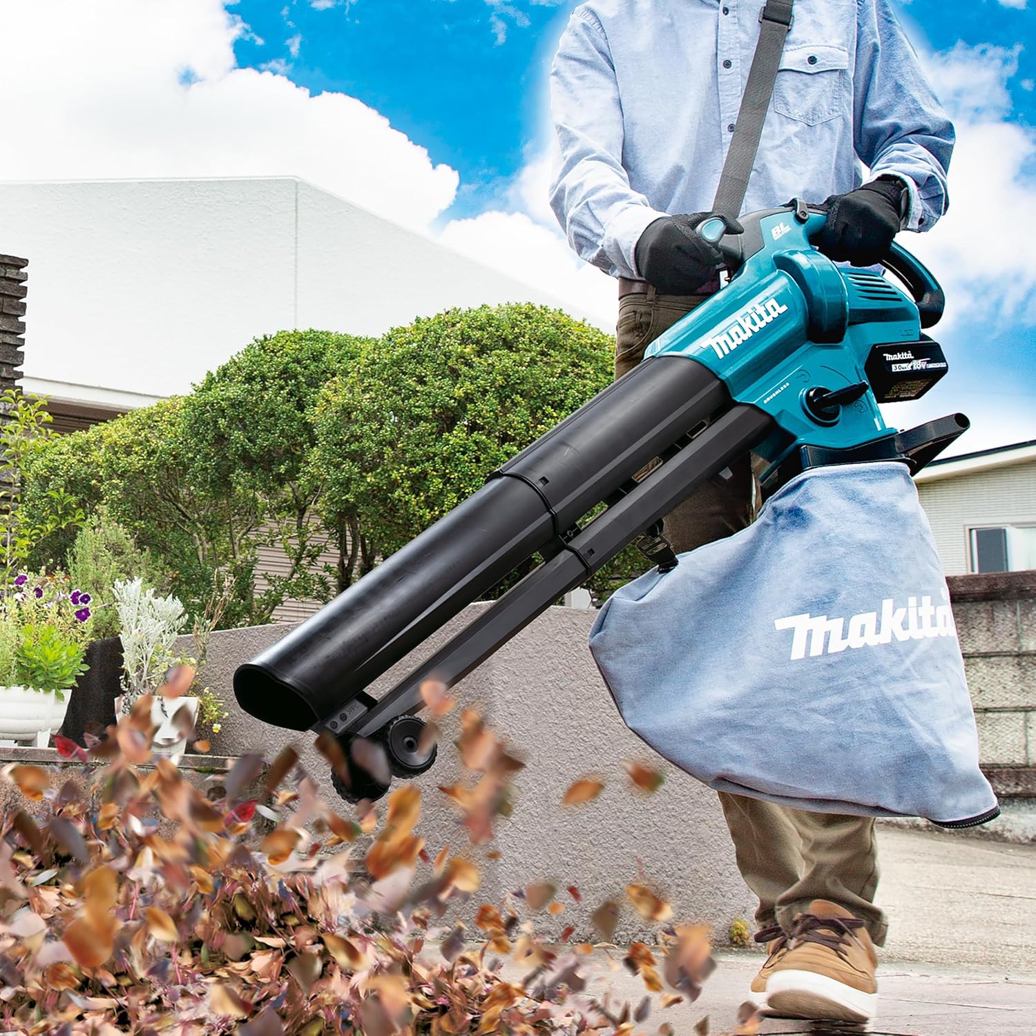 Makita DUB187Z Cordless Leaf Blower / Vacuum Cleaner 18 V (without Battery, without Charger)